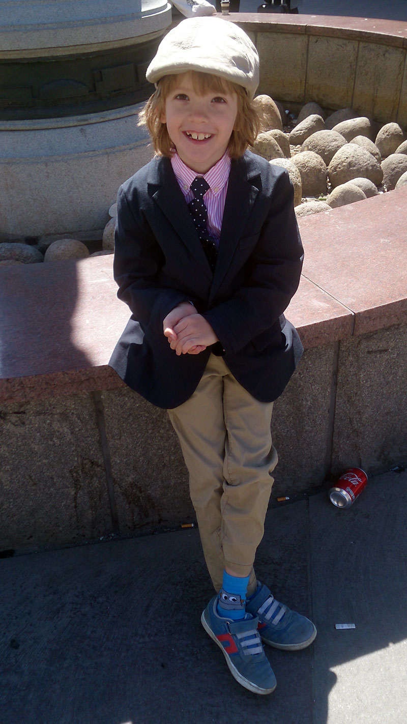 Haquin vid Stockholm central maj 2017